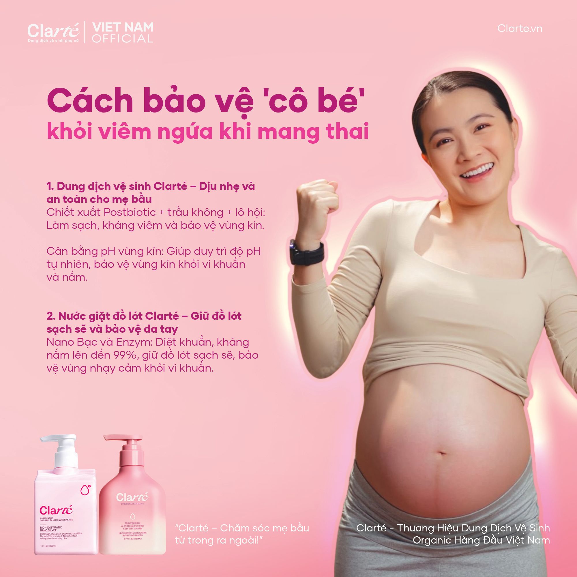 CÁCH BẢO VỆ “CÔ BÉ” KHỎI VIÊM NGỨA KHI MANG THAI 🌸